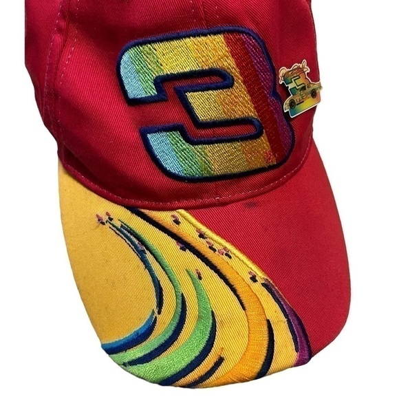VINTAGE Dale Earnhardt Hat With Pin - Picture 3 of 10